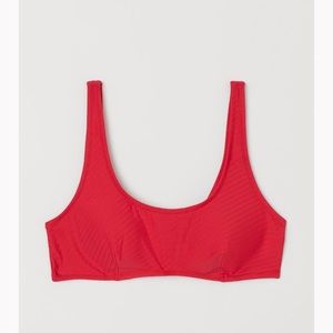 Red Padded Bikini Top